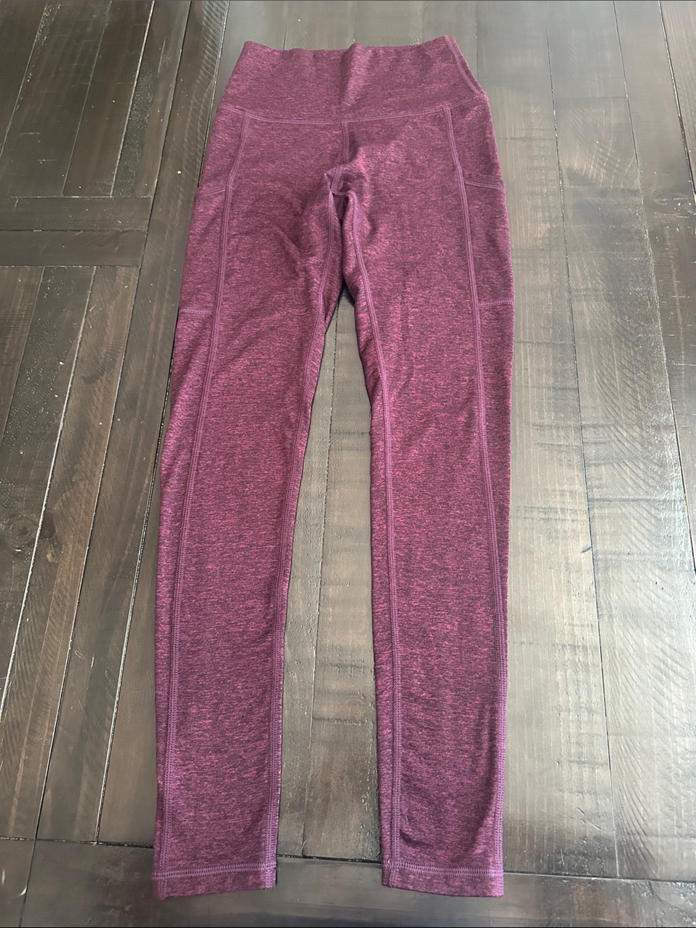 aerie Heather Plum High-Rise Leggings